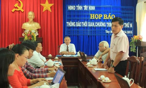 HĐND tỉnh: Họp báo thông báo nội dung, thời gian kỳ họp thứ 14 